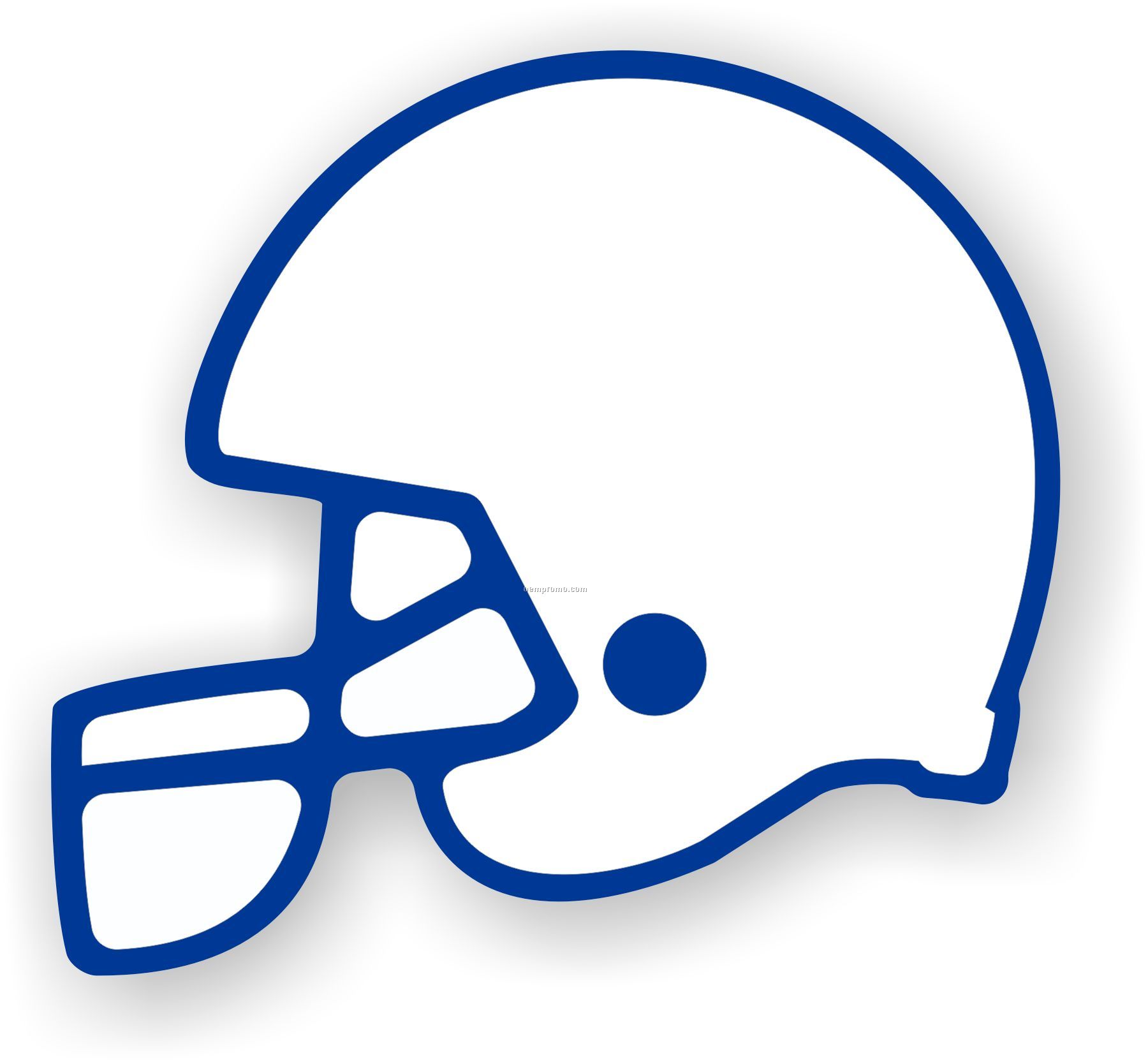 Free clipart football helmet outline