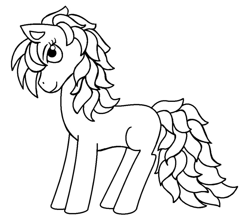 Pony Outline 6 by Pony-Paradice on DeviantArt