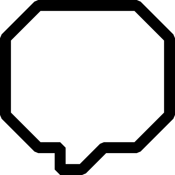 Blank Speech Bubble Clip Art - vector clip art online ...