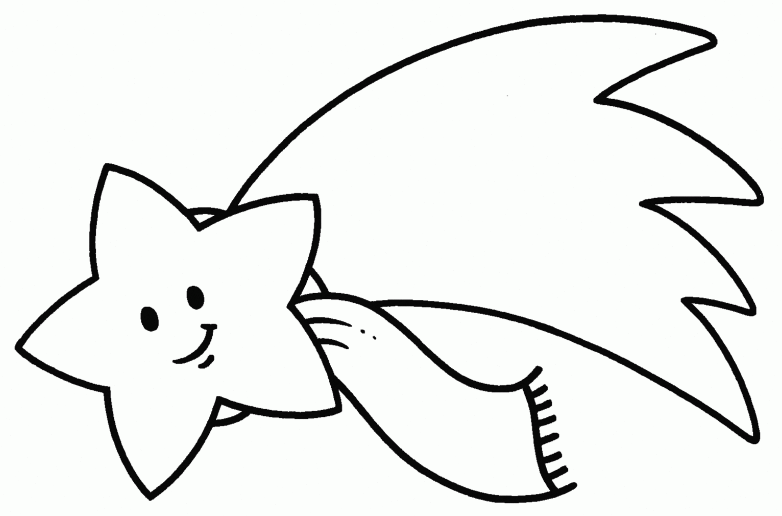Star black and white shooting star clipart black and white free to ...