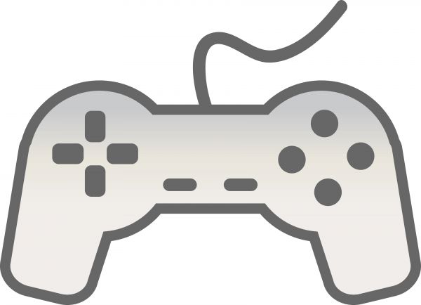 Clipart of cartoon game controller