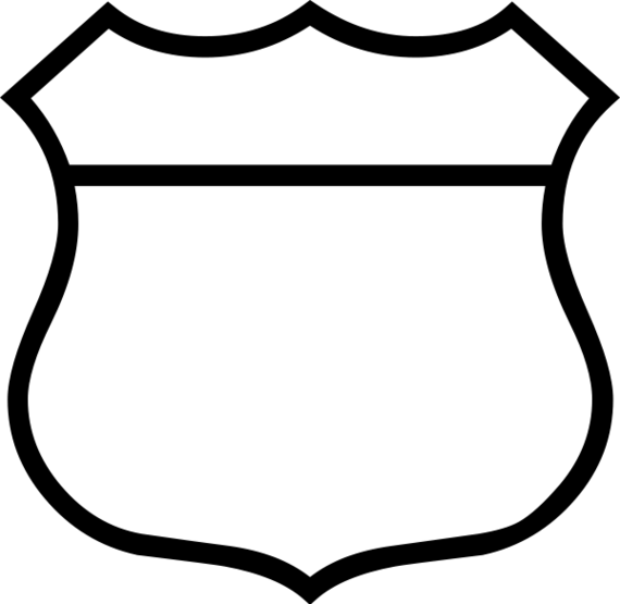 Blank Black Shield Clipart - Free to use Clip Art Resource
