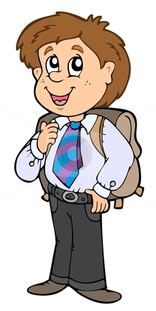 Girl School Uniform Clipart