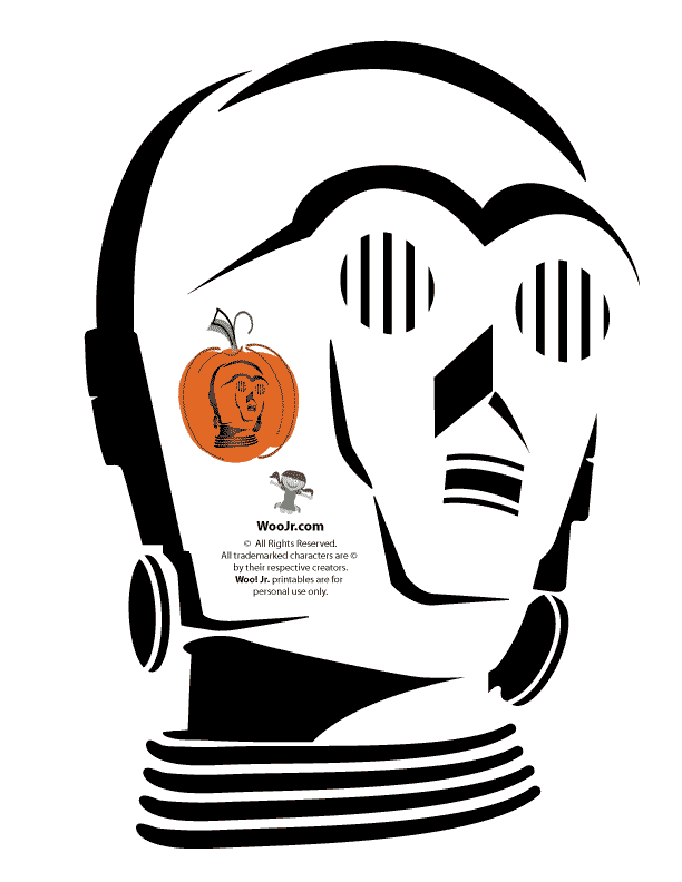 Star Wars Pumpkin Stencils - Woo! Jr. Kids Activities