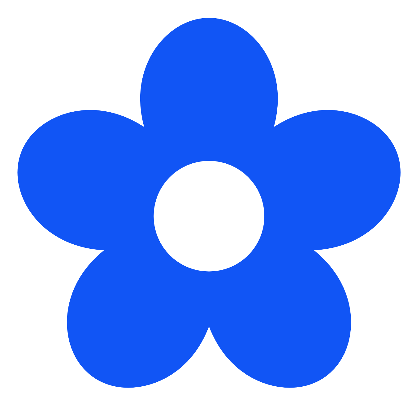 Retro Hippy Flower Clipart