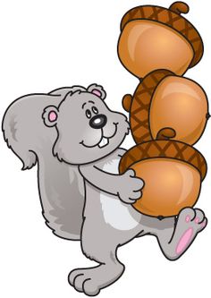 Cartoon squirrel clip art - Clipartix