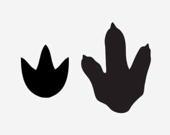 Dinosaur Footprint Template