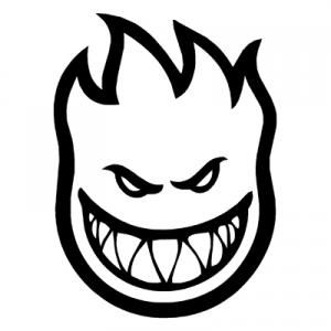 Skateboard logo clipart