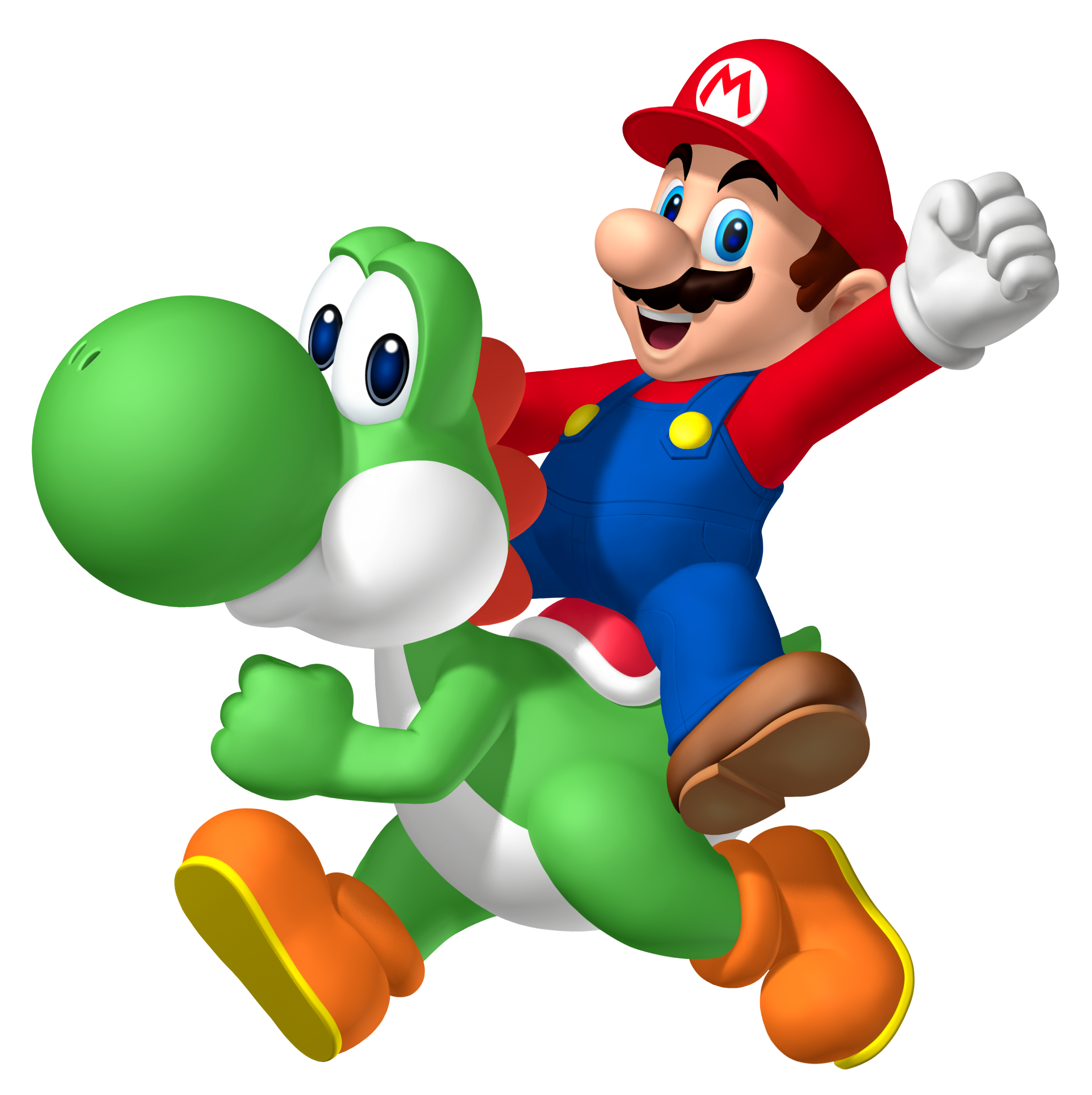 Mario and yoshi clipart