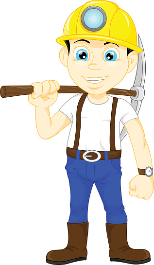 Clip Art Of Coal Mine Clip Art, Vector Images & Illustrations