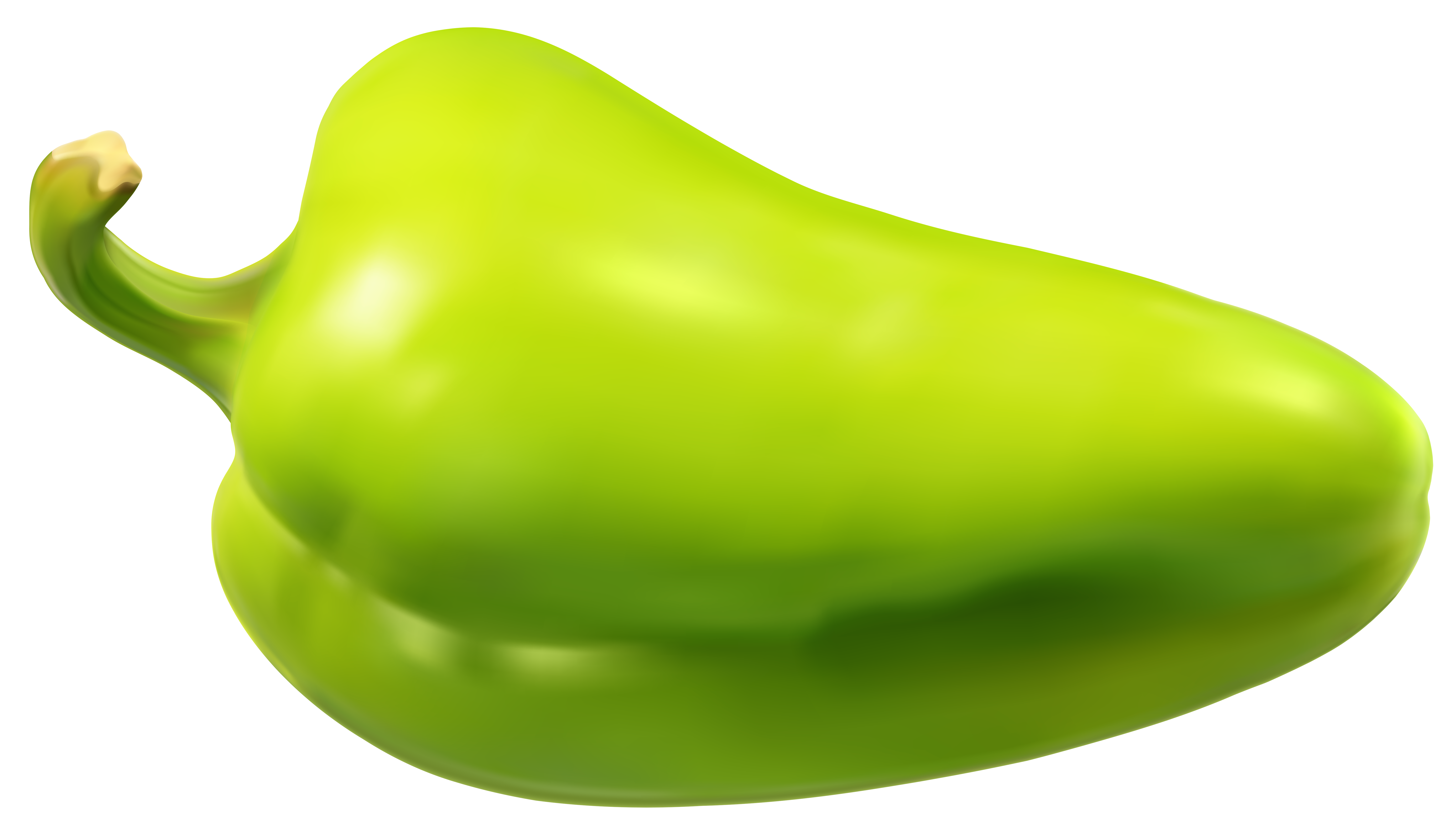 Green Pepper Transparent PNG Clip Art Image