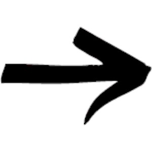 Arrow with rings clipart