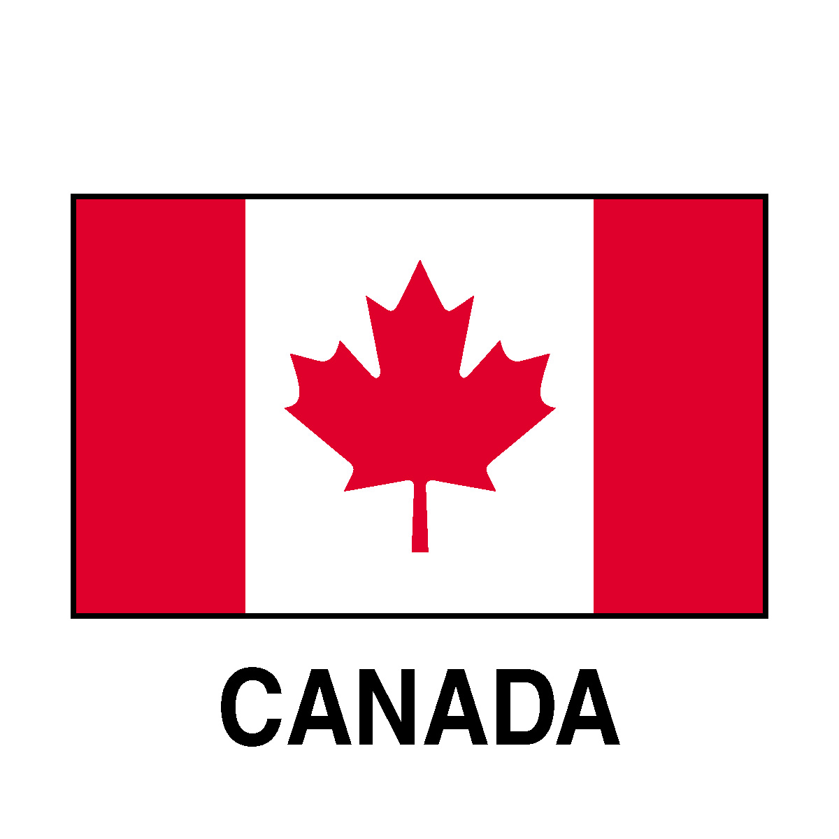 Free clipart canadian flag