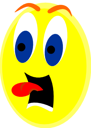 Free clipart scared face