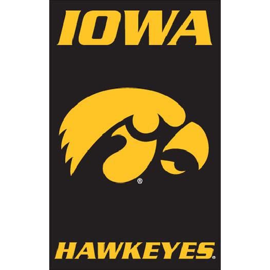 Iowa Hawkeyes Banner Flag