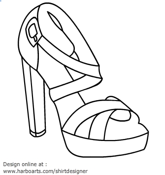 Shoe Outline Template | Free Download Clip Art | Free Clip Art ...
