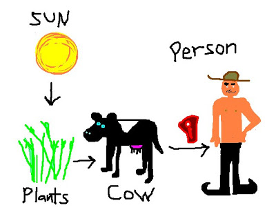 Food chain sun clipart