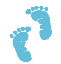 Blue Baby Block Border Clipart