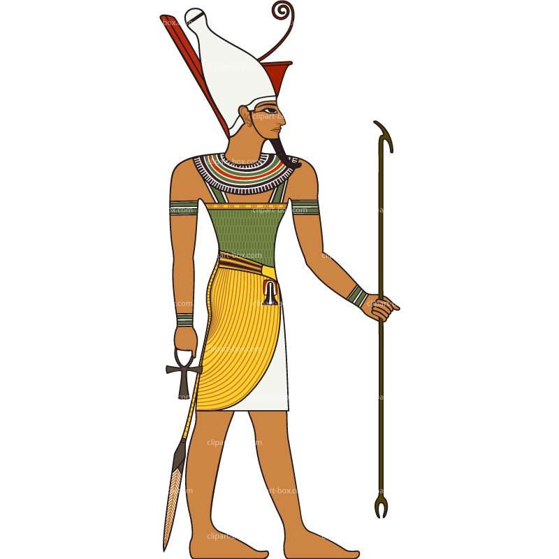 CLIPART EGYPTIAN PHARAOH | Royalty free vector design