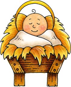 Christmas baby jesus clipart