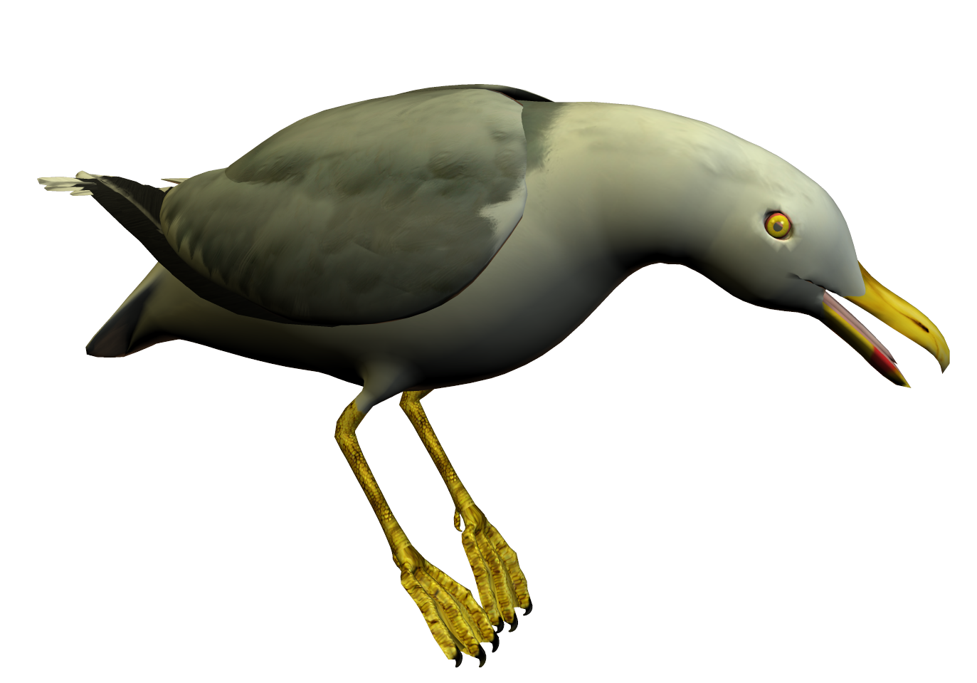 Seagull graphic clipart image #29975