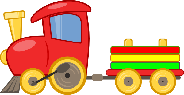 Cartoon Train Clip Art - vector clip art online ...