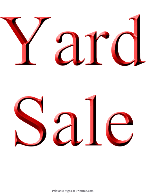 Yard Sign Clipart