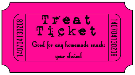 Meal Ticket Template