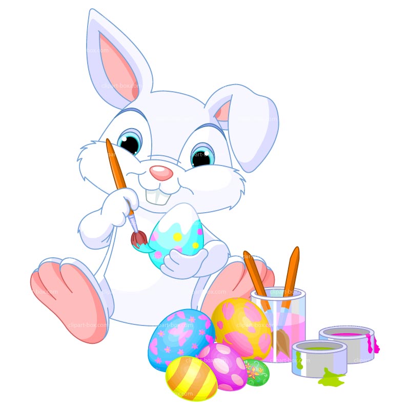 Easter rabbit clipart free