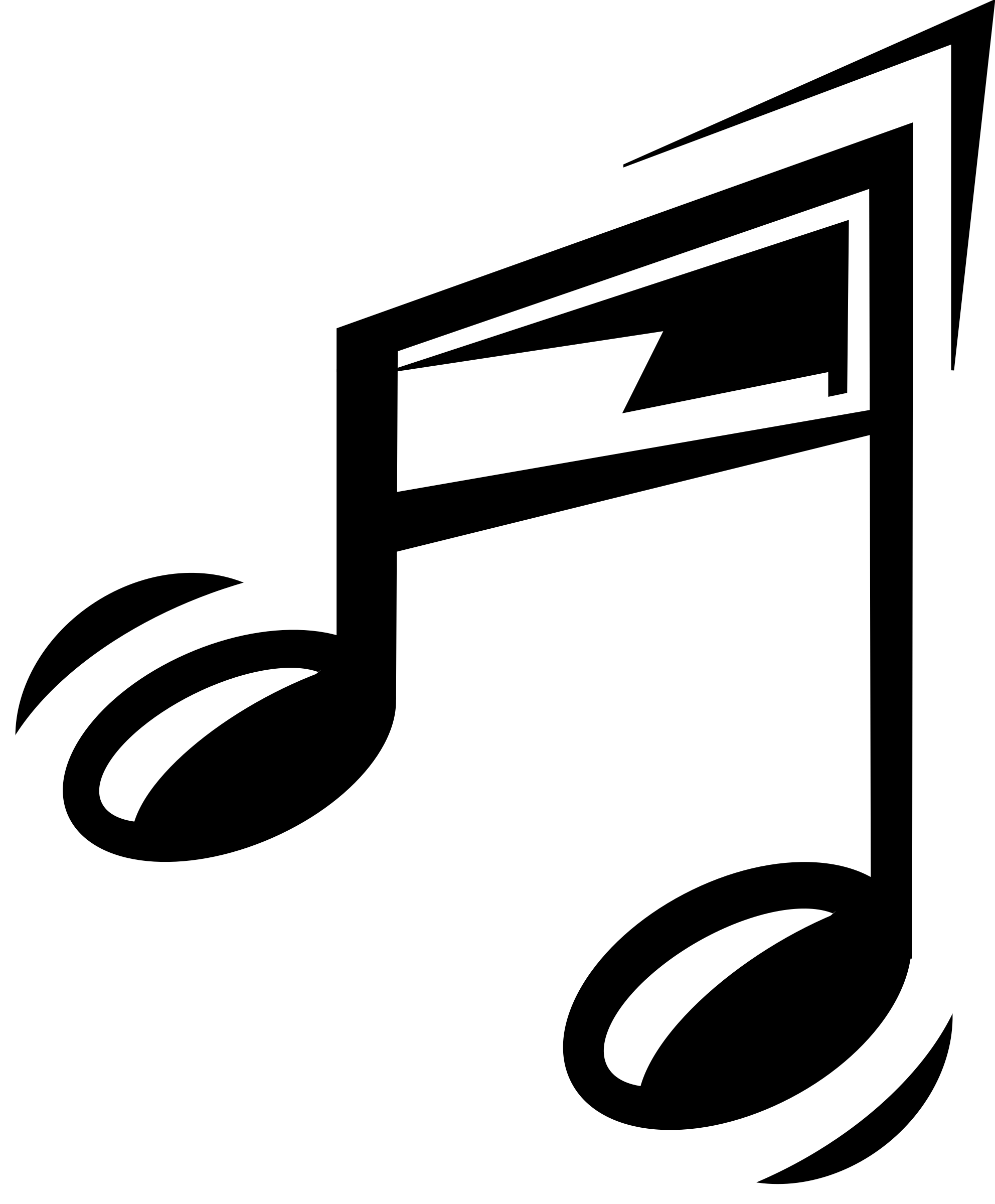 Clipart - funny music note