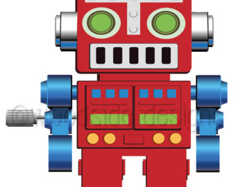 kids robot art – Etsy