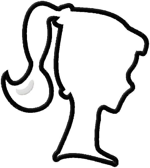 Barbie Silhouette Clipart