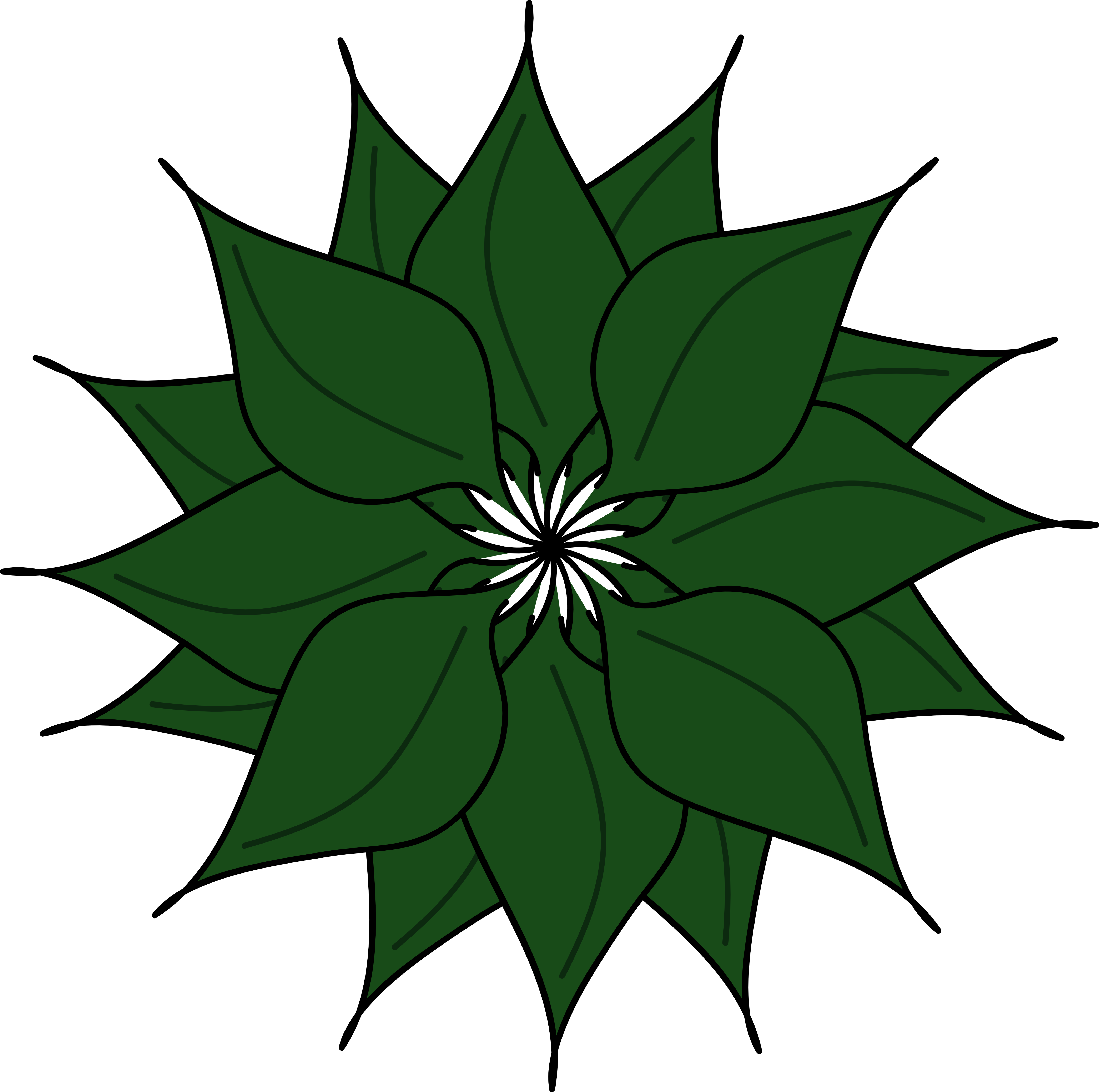 Green Flower Clip Art Clipart - Free to use Clip Art Resource