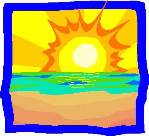 Beach Scene Clipart