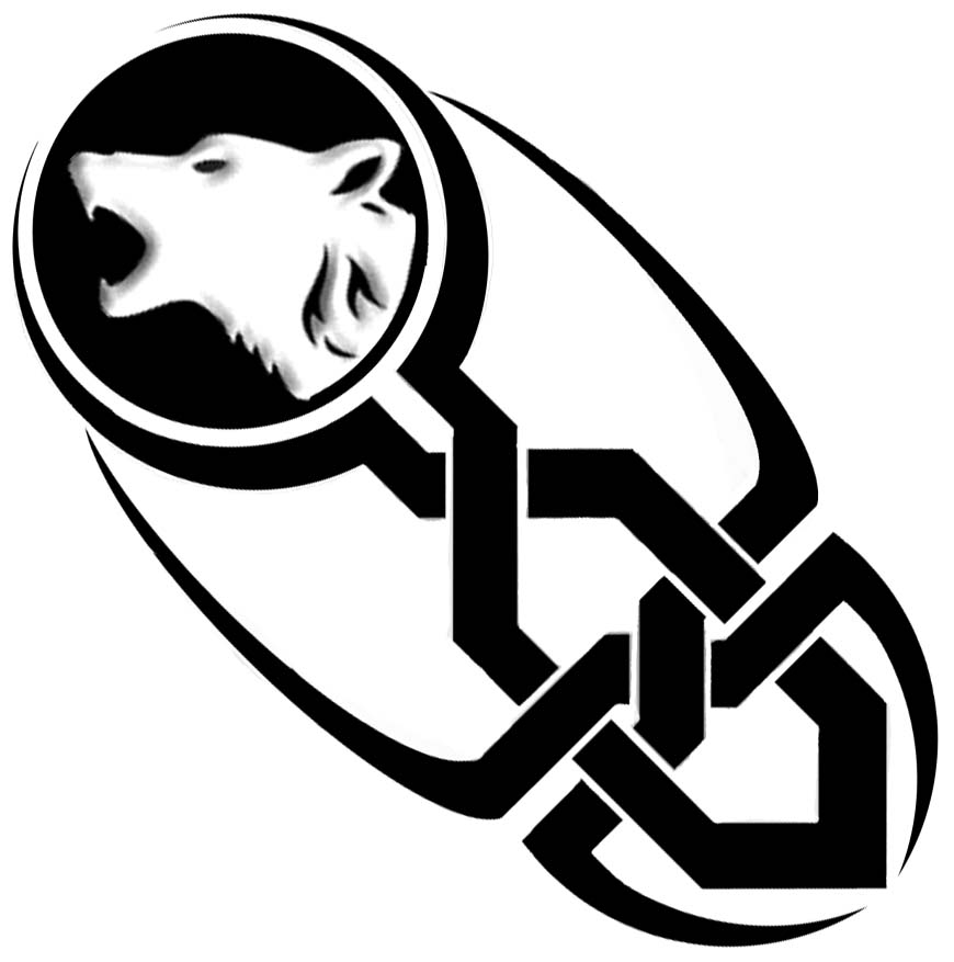 Moon And Tribal Wolf Tattoo Design | Fresh 2017 Tattoos Ideas
