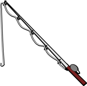 Fishing Rod Coloring Page Clipart - Free to use Clip Art Resource