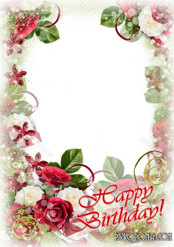 happy birthday magazine frame screenshot. happy birthday photo ...
