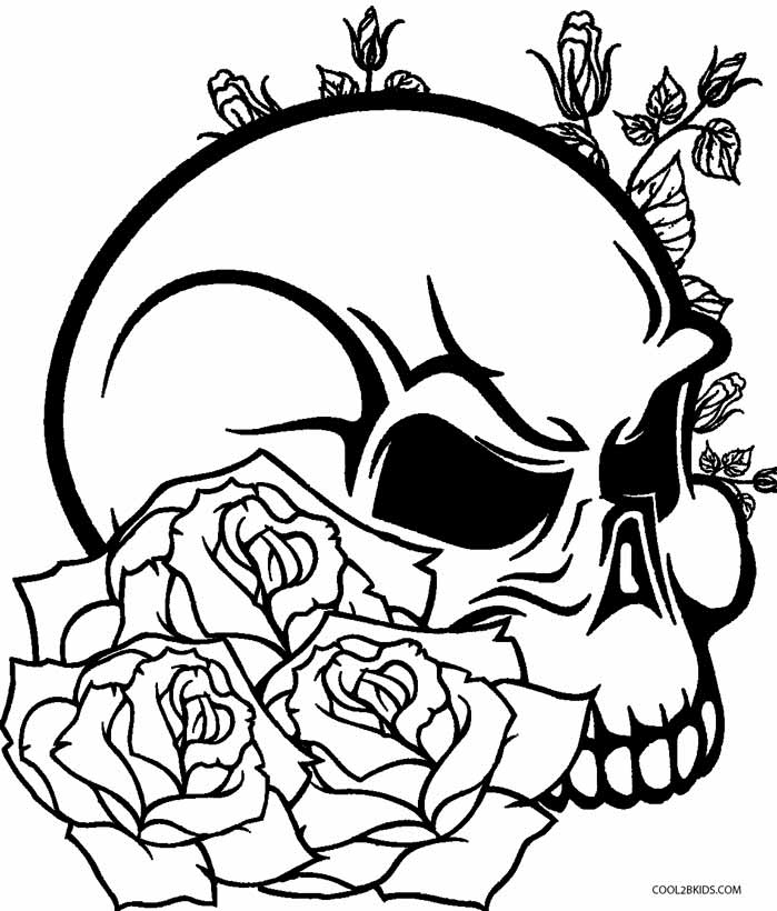 Printable Rose Coloring Pages - CartoonRocks.com