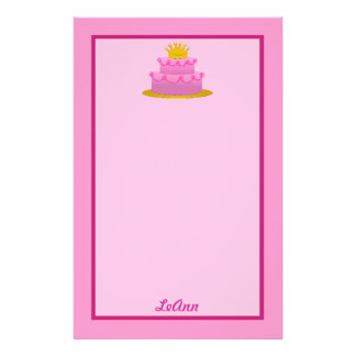 Princess Crown Stationery | Zazzle