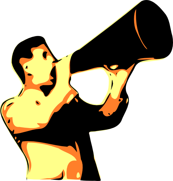 Man Shouting Clipart