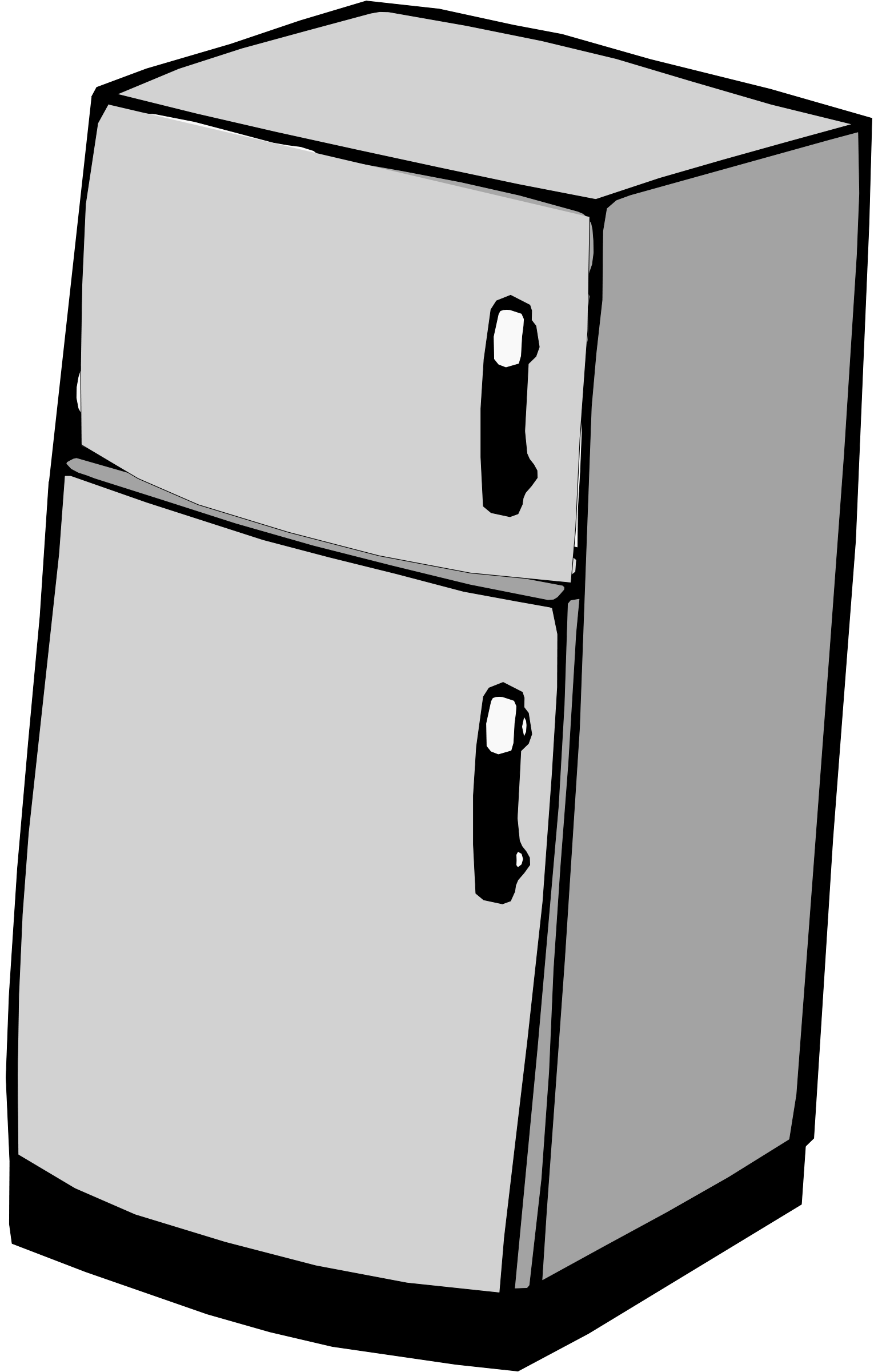Cartoon refrigerator clipart