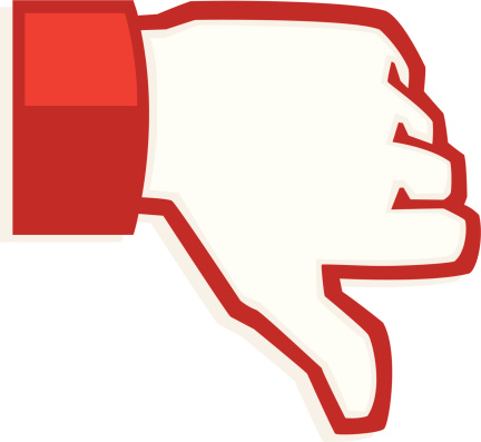 Thumbs Down Clip Art, Vector Images & Illustrations