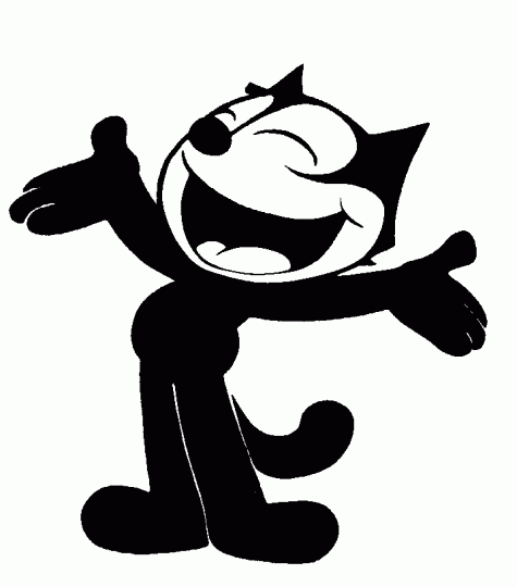 Felix The Cat Face - ClipArt Best