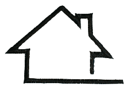 House outline logo clipart