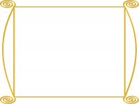 Fancy Gold Border Frame Clipart