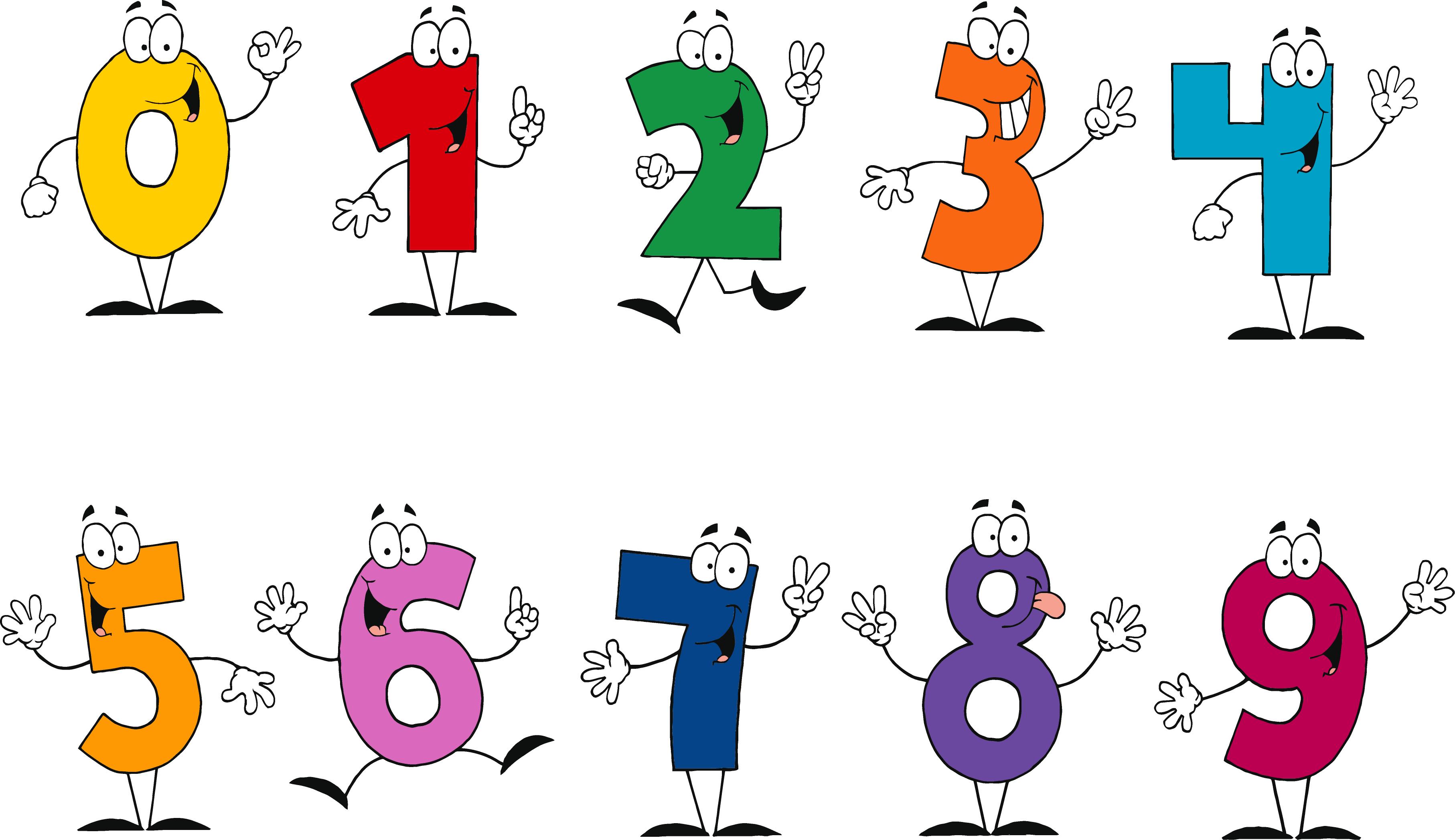 Numbers Clip Art - Tumundografico