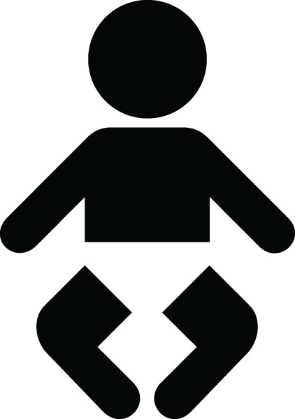 Baby Change Symbol For Product Or Sign Customization