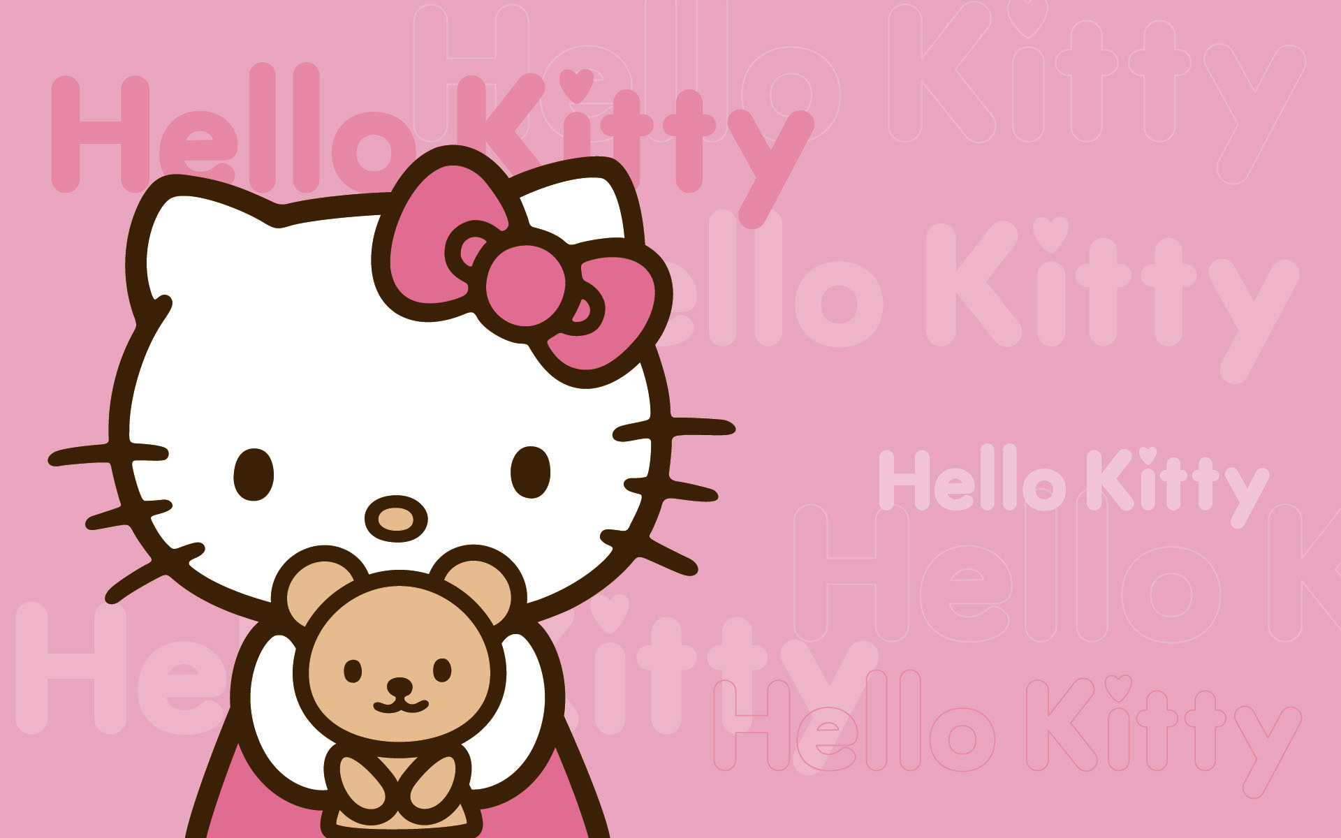 Pink Hello Kitty Background