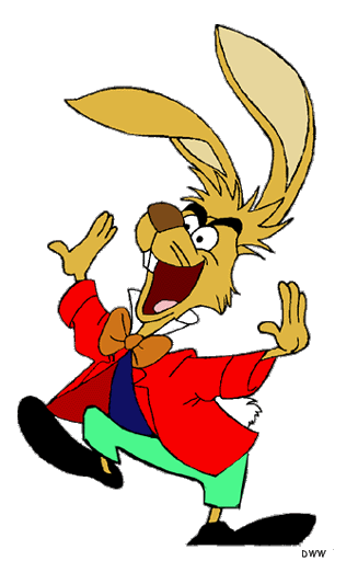 March Hare and Mad Hatter Clip Art Images | Disney Clip Art Galore