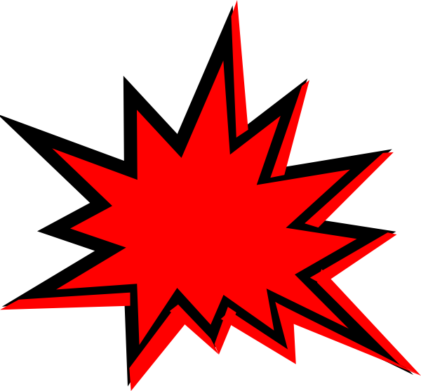 Cartoon explosion vector clip art - Clipartix